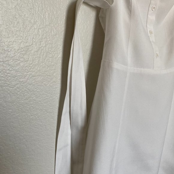 English Factory White Strapless Bow Sleeve Tie Mini Dress Size - XS - Picture 4 of 11